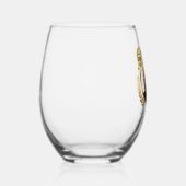 Afstuderen Modern Custom Photo School Afstuderen Wijnglas Zonder Voet (Rechts)