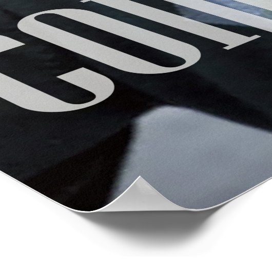 Afstuderen Modern twee-foto minimalistisch script Poster (Hoek)