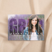 Afstuderen Moderne Fotosjabloon Typografie Overlay Aankondiging