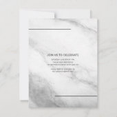 Afstuderen Moderne, gestapelde Dark Foto uitnodige Aankondiging (Achterkant)