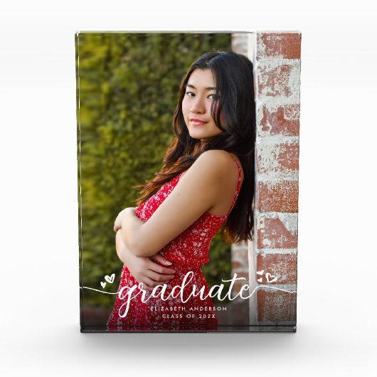 Afstuderen Moderne kalligrafie Aangepaste toetsenb Fotoblokken (Voorkant)