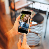 Afstuderen Moderne Twee Foto | QR-code Sociale med Kaart