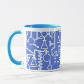 Afstuderen Mok Wetenschap Lab blauw (Links)