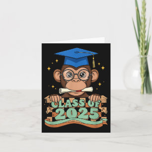 Afstuderen Monkey CL van 2025 Kinder Mannen vrouwe Kaart