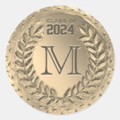 Afstuderen Monogram Sticker (Voorkant)