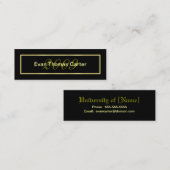 Afstuderen Naam Kaarten Contactkaartje (Voorkant / Achterkant)