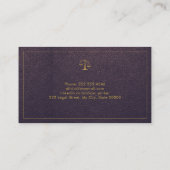 Afstuderen naam rechtenschool afstuderen foto visitekaartje (Achterkant)