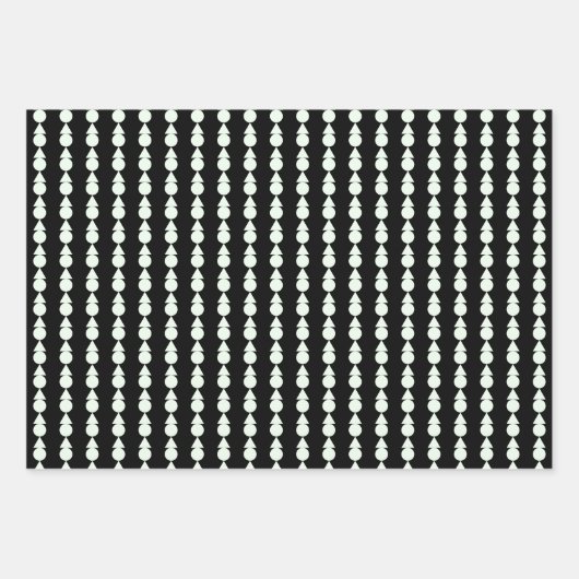 Afstuderen naam Script Geometrisch Inpakpapier Vel (Voorkant 3)