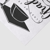 Afstuderen Naam toevoegen, Jaar, School Tissuepapier (Detail)