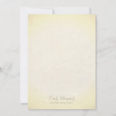 Afstuderen nodigt  de Stijl van het Parketpapier u Kaart (Achterkant)