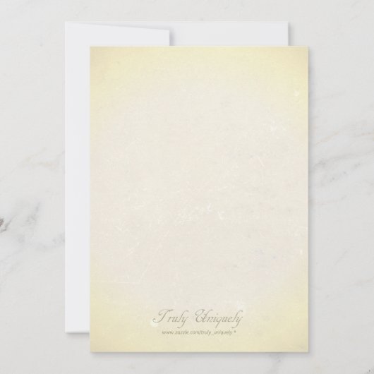 Afstuderen nodigt  de Stijl van het Parketpapier u Kaart (Achterkant)