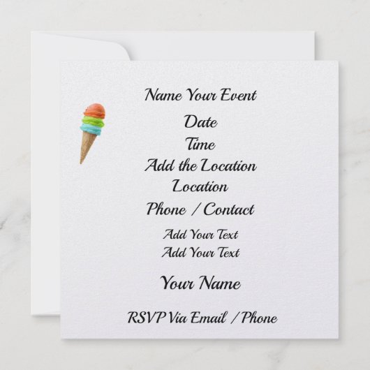 Afstuderen of een uitnodiging (Achterkant)