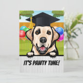 Afstuderen of EEN UITNODIGING VOOR EEN PARTIJ (Staand voorkant)