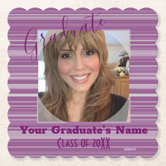 Afstuderen Onderzetter fotopapier HAMbyWG (Voorkant)