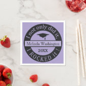 Afstuderen op eigen naam en jaarpapier servet (Insitu)