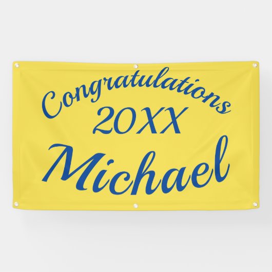 Afstuderen Open House Party Spandoek (Horizontaal)