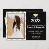 Afstuderen Open House Uitnodiging met foto (Voorkant / Achterkant)