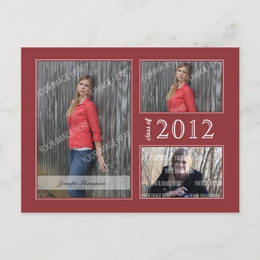 Afstuderen Open Huis Briefkaart (Voorkant)