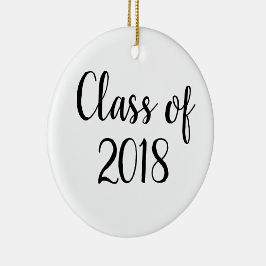 Afstuderen Ornament - Klasse 2018 Ornament (Rechts)