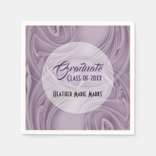 Afstuderen oude lavendel streken partij servet