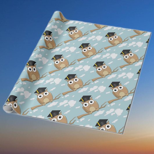 Afstuderen Owl Cadeaupapier