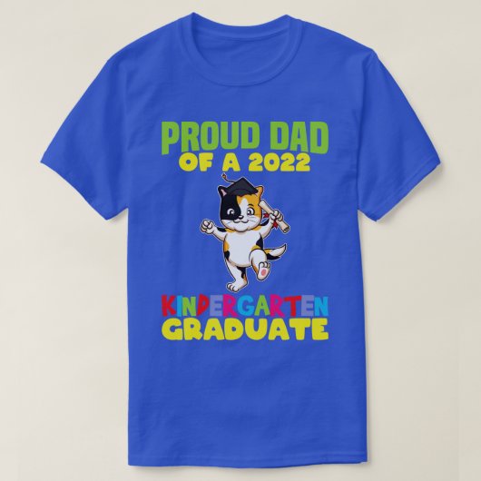 Afstuderen Papa 2022 Kindergarten Afstuderen 8 T-shirt (Design voorkant)