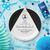 Afstuderen Papier Bord Roze en White HAMbyWG (Feest)