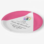 Afstuderen Papier Bord Roze en White HAMbyWG (Gekanteld)