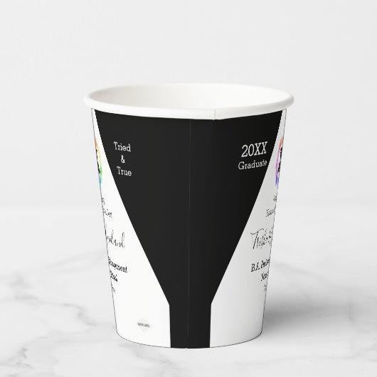 Afstuderen papierbekertjes - HAMbyWhiteGlove Paper Papieren Bekers (Rechts)