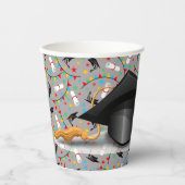 Afstuderen Papierkop Papieren Bekers (Voorkant)