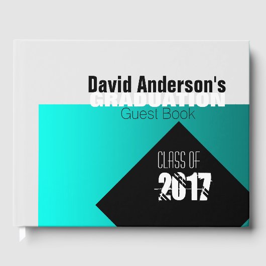 Afstuderen Party Class of 20XX Custom Guest Book Gastenboek (Voorkant)
