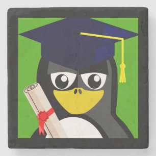 AFSTUDEREN PENGUIN STENEN ONDERZETTER