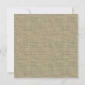 Afstuderen Pennant Flag en Burlap Kaart (Achterkant)