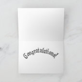 Afstuderen Permanent Tall Diploma Kaart (Binnen)