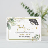 Afstuderen personaliseren Hartelijk dank Kaart (Staand voorkant)