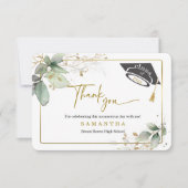 Afstuderen personaliseren Hartelijk dank Kaart (Voorkant)