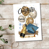 Afstuderen persoonlijk bericht notitiekaartje