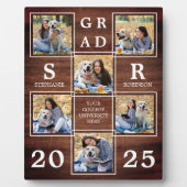 Afstuderen persoonlijke foto's Wooden Afstuderen Fotoplaat (Voorkant)