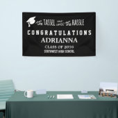 Afstuderen Pet de Tassel was de Hassle waard Spandoek (Beurs)