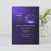 Afstuderen Pet Graduation Party Kaart (Staand voorkant)