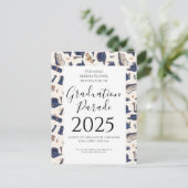 afstuderen Petten Pattern Outdoor Afstuderen Briefkaart (Staand voorkant)