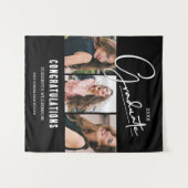 Afstuderen Photo Booth Achtergrond Wandkleed (Voorkant (horizontaal))