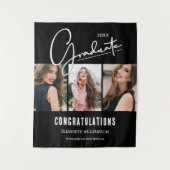 Afstuderen Photo Booth Achtergrond Wandkleed (Voorkant)