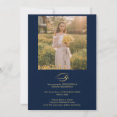 Afstuderen Photo Collage 2025 Afstudeerder Navy Bl Aankondiging (Achterkant)