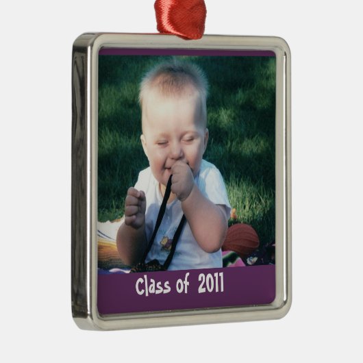 Afstuderen Photo Keepomwille Metalen Ornament (Rechts)