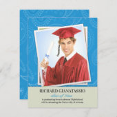 Afstuderen Photo Paisleys aankondiging (Voorkant / Achterkant)