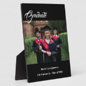 Afstuderen Plaque Fotoplaat (Zijkant)