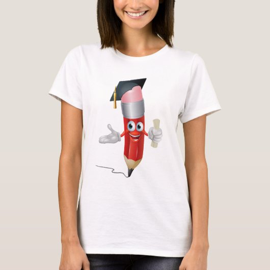 Afstuderen potlood t-shirt (Voorkant)