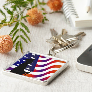 Afstuderen#-Premium Square Sleutelhanger