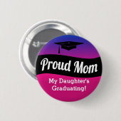 Afstuderen - Proud Mam Ronde Button 5,7 Cm (Voorkant /achterkant)